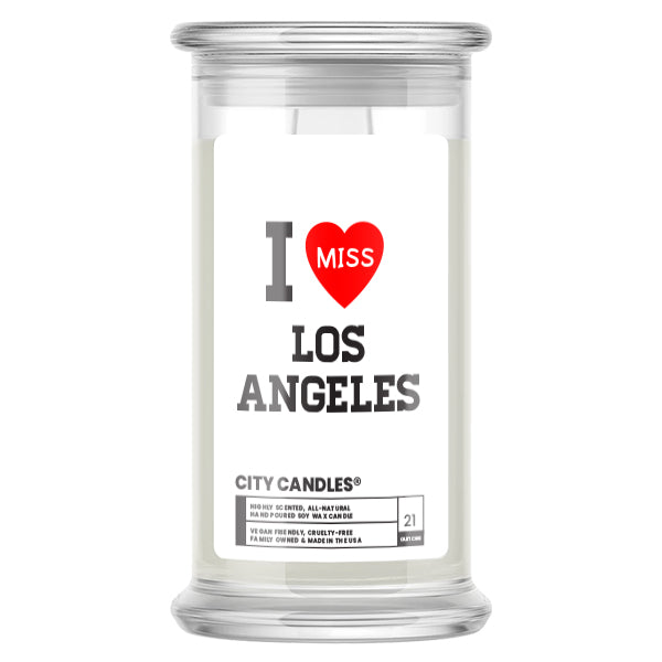 I miss Los Angeles City  Candles