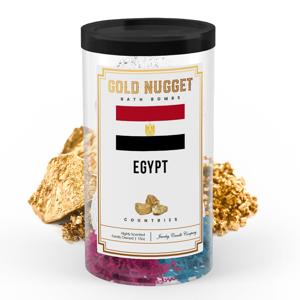 Egypt Countries Gold Nugget Bath Bombs