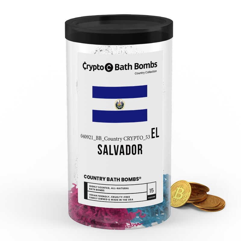 El Salvador Country Crypto Bath Bombs