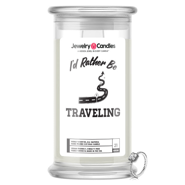I'd rather be Traveling Jewelry Candles