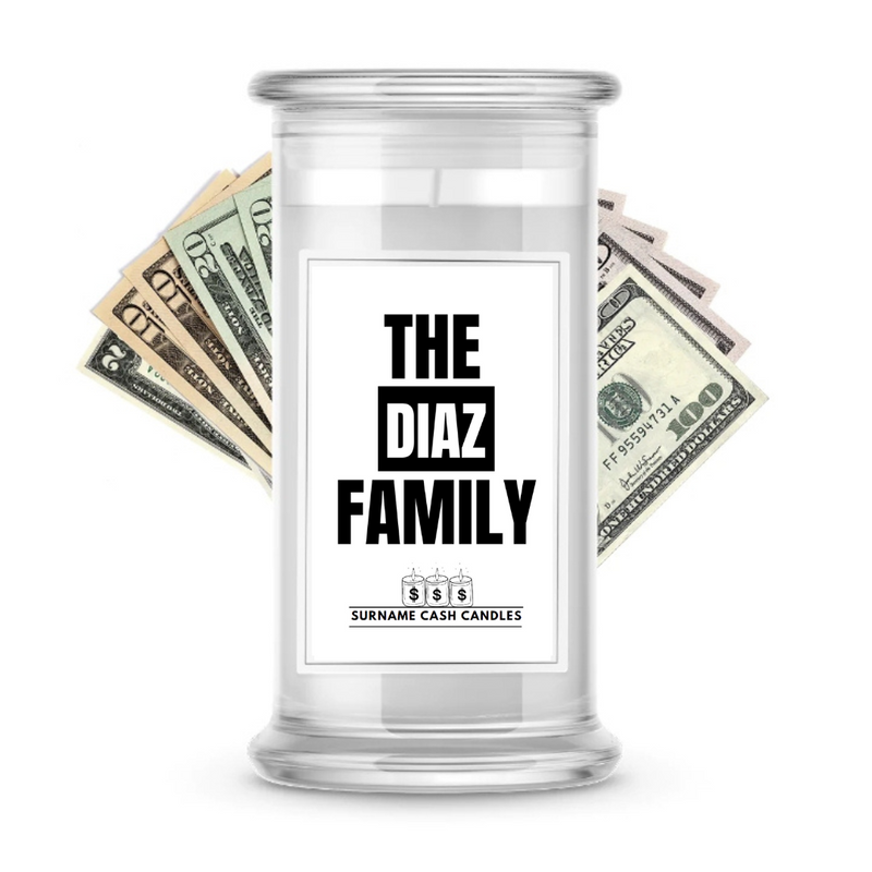 The Diaz Family | Surname Cash Candles