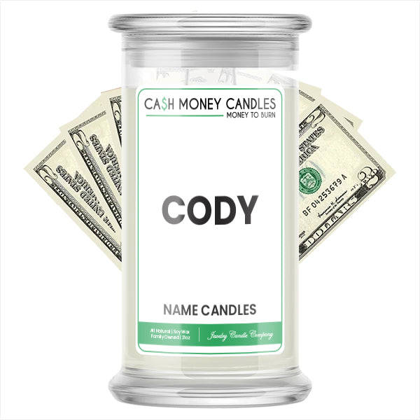 CODY Name Cash Candles