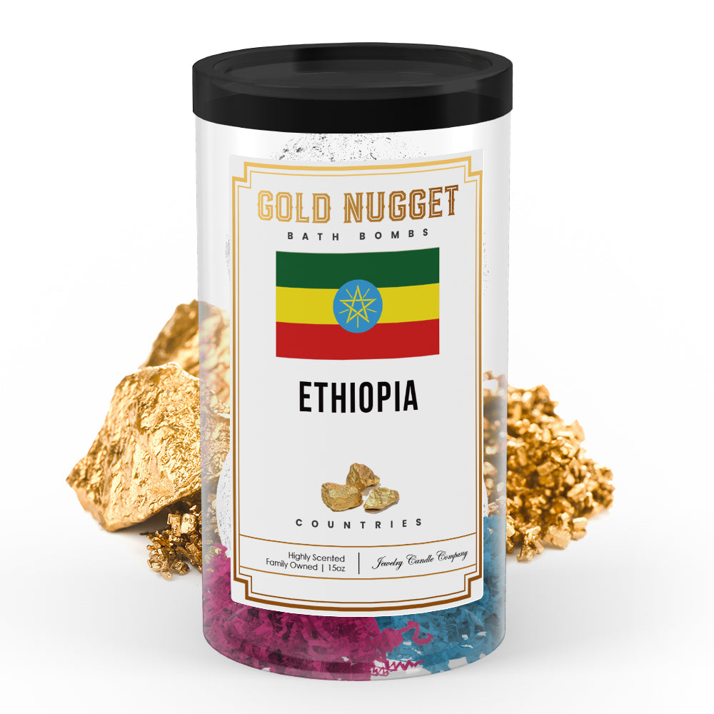 Ethiopia Countries Gold Nugget Bath Bombs