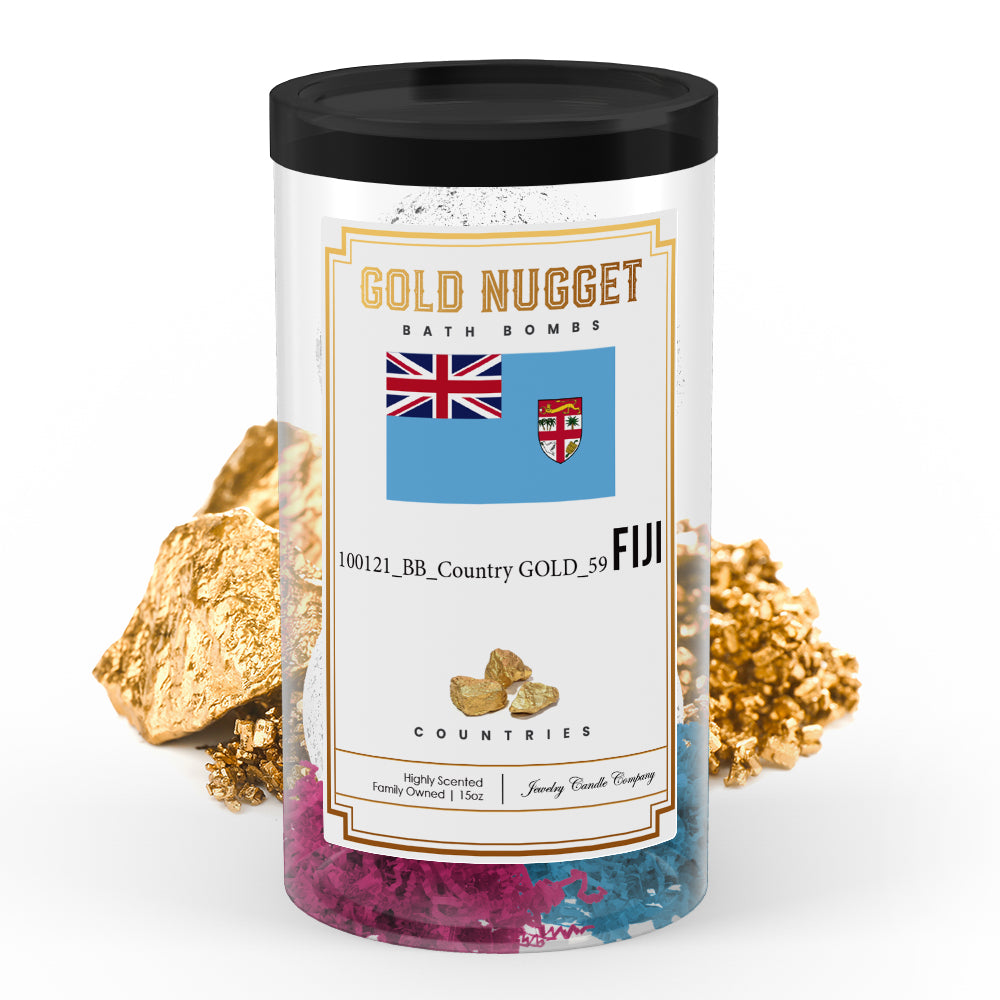 Fiji Countries Gold Nugget Bath Bombs