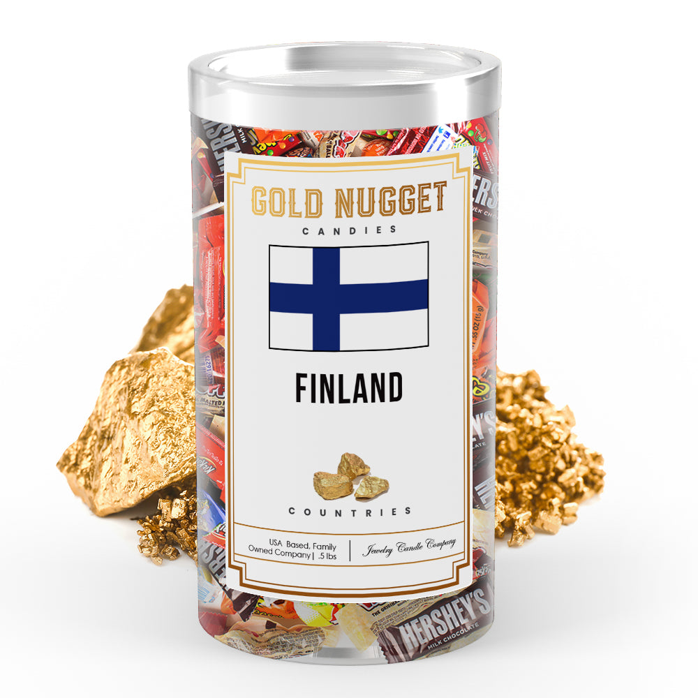 Finland Countries Gold Nugget Candy