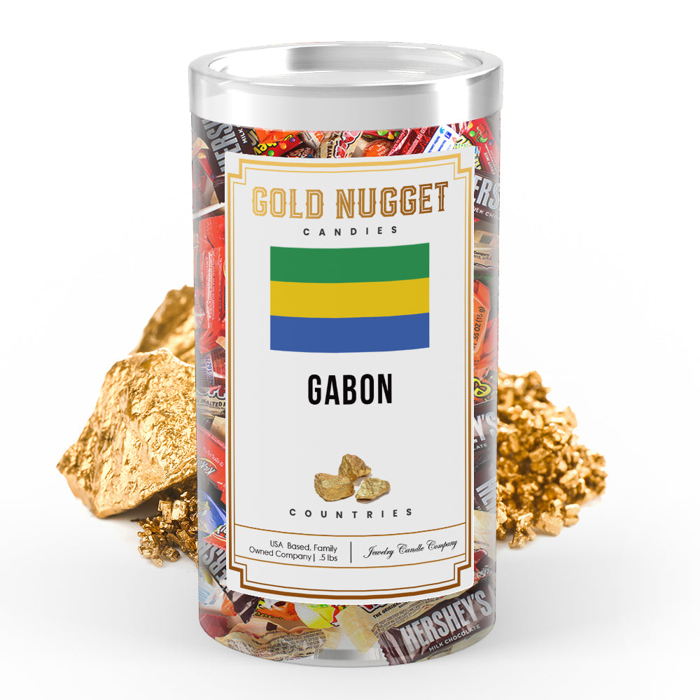 Gabon Countries Gold Nugget Candy