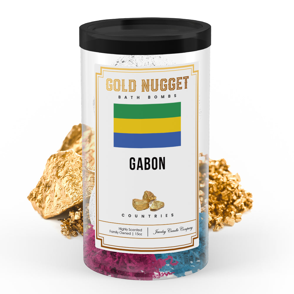 Gabon Countries Gold Nugget Bath Bombs