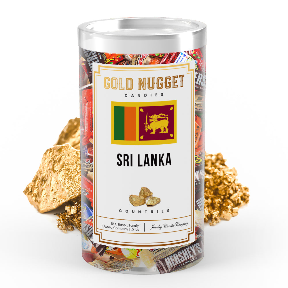 Sri Lanka Countries Gold Nugget Candy