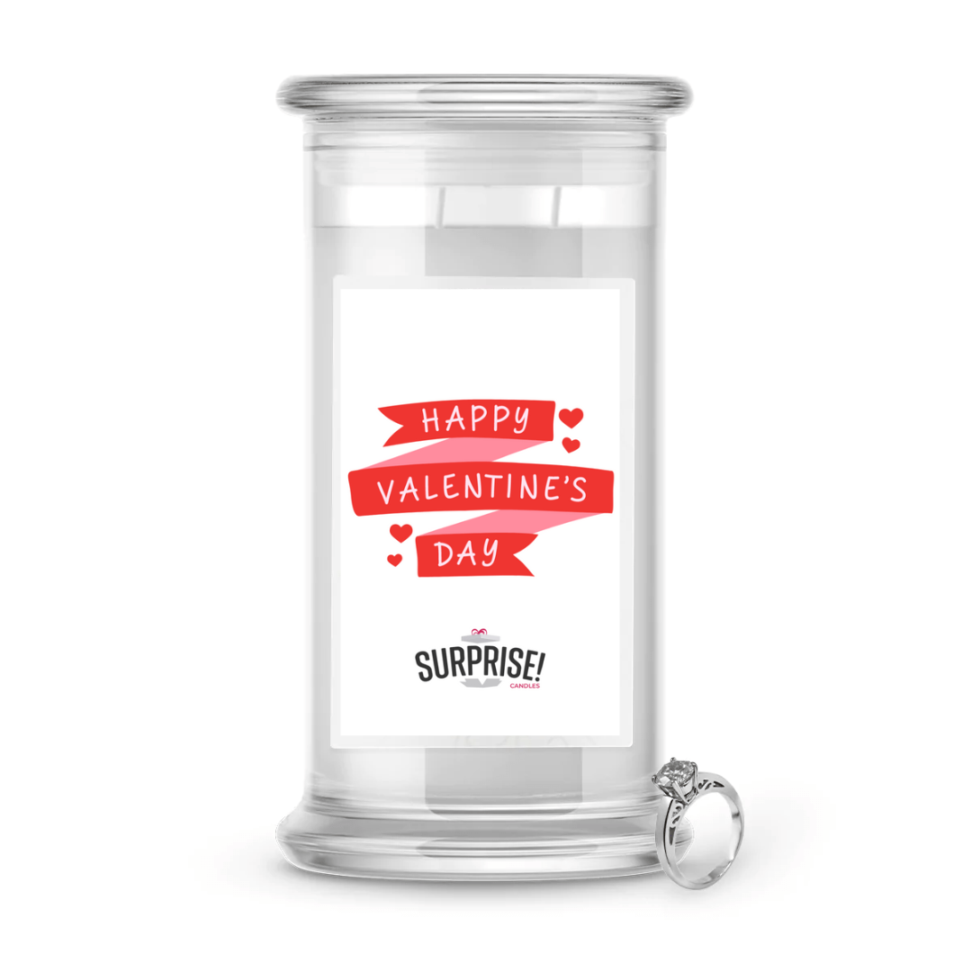 Happy Valentine's Day | Valentine's Day Surprise Jewelry Candles