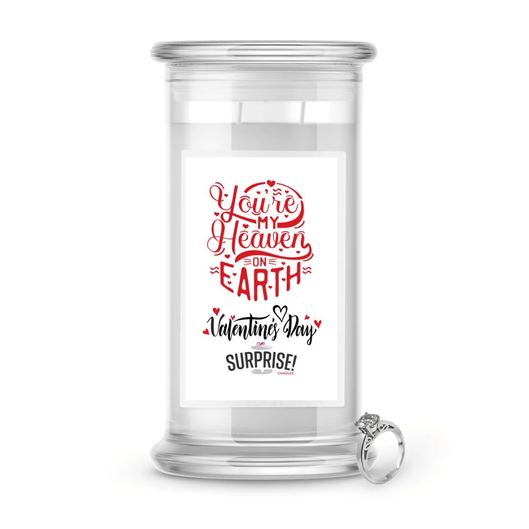 You're My Heaven on Earth Valentine's Day | Valentine's Day Surprise Jewelry Candles