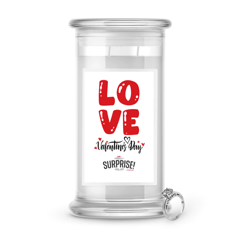 Love Valentine Day | Valentine's Day Surprise Jewelry Candles