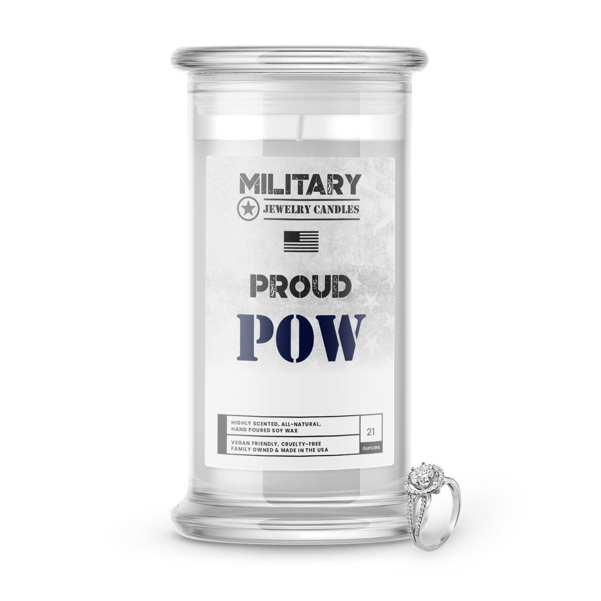 Proud POW | Military Jewelry Candles