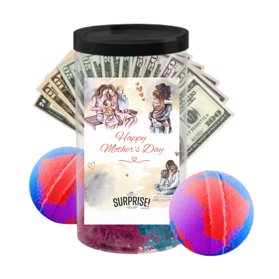 Happy Mother's Day | MOTHERS DAY CASH MONEY BATH BOMBS