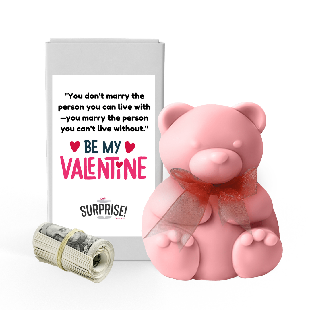 Be My Valentine | Valentines Day Surprise Cash Money Bear Wax Melts