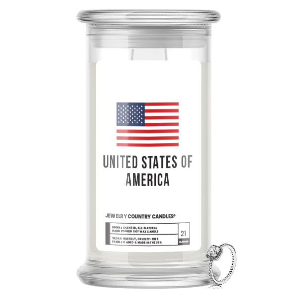 United State Of America Jewelry Country Candles
