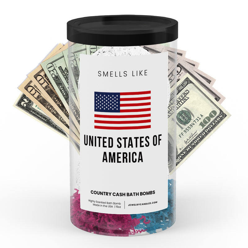 Smells Like United States of America Country Cash Bath Bombs