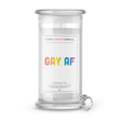 gay af jewelry funny candle