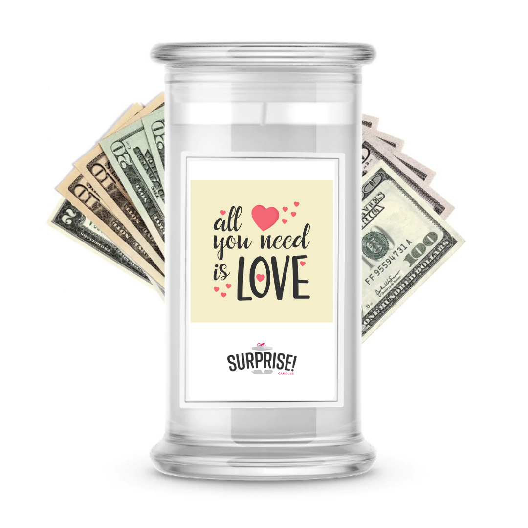 All You Need is Love  | Valentine's Day Surprise Cash Candles