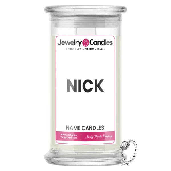 NICK Name Jewelry Candles