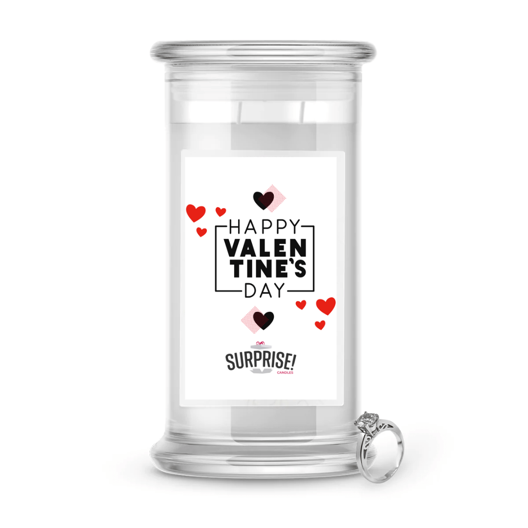 Happy Valentine's Day  | Valentine's Day Surprise Jewelry Candles