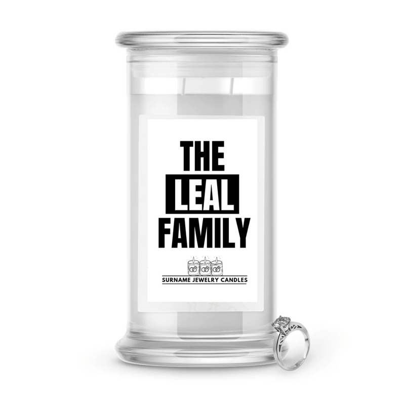 The Leal Family | Surname Jewelry Candles