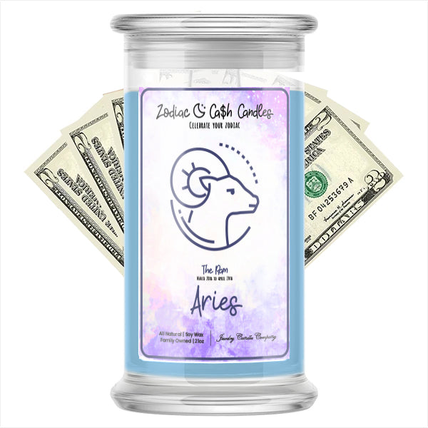 aries zodiac cash candles