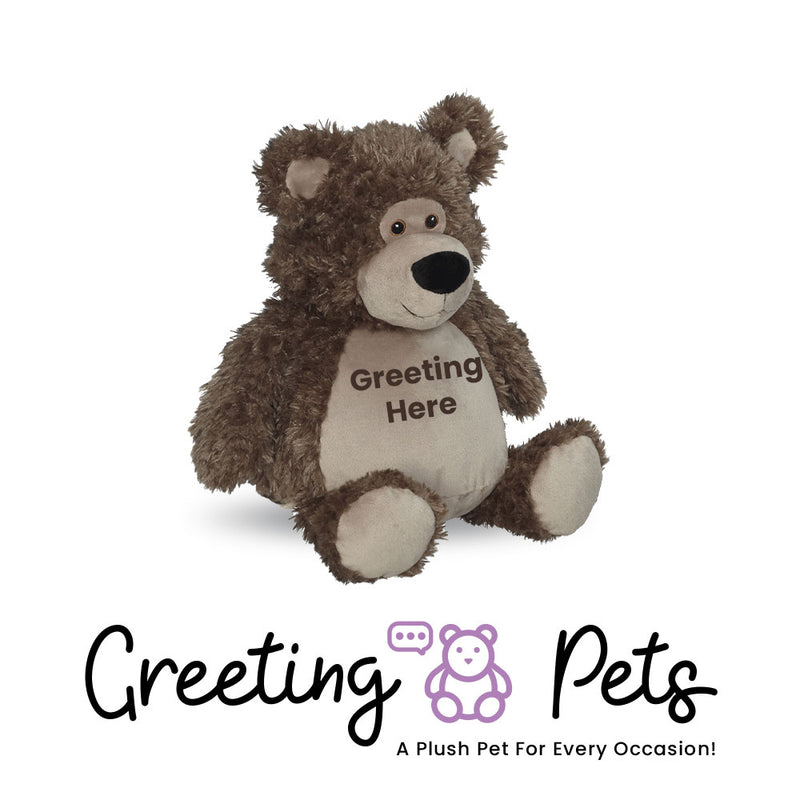 Bear-Grey Greeting Pet