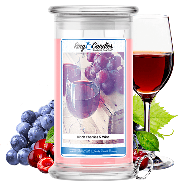 Black Cherries & Wine Ring Candle