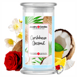 carribean coconut jewelry candle