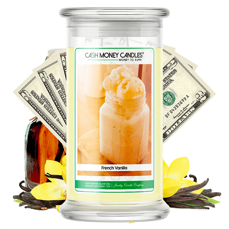 french vanilla cash money candle