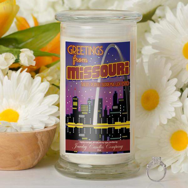 Greetings From Missouri - Greetings From Candles-Greetings From Candles-The Official Website of Jewelry Candles - Find Jewelry In Candles!
