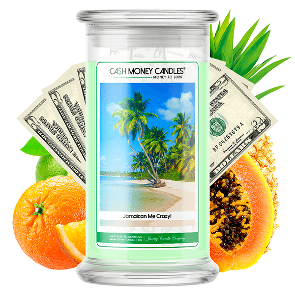 Jamaican Me Crazy Cash Money Candle