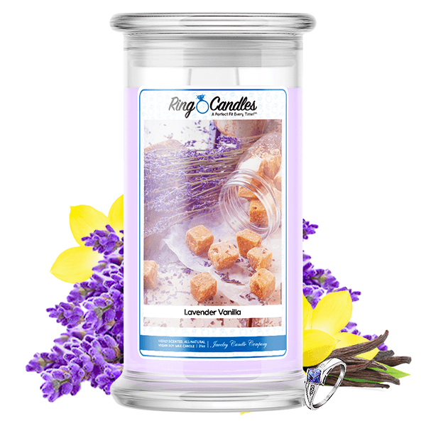 Lavender Vanilla Ring Candle