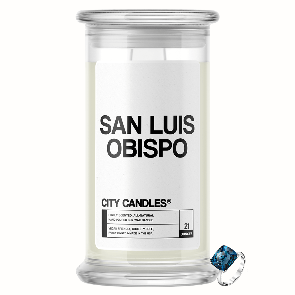 San Luis Obispo City Jewelry Candle