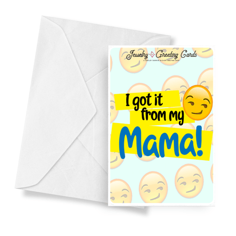 I Got It From My Mama! | Mother's Day Jewelry Greeting Cards®-Jewelry Greeting Cards-The Official Website of Jewelry Candles - Find Jewelry In Candles!