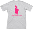 I Love My Domestic Longhair | Must Love Cats® Hot Pink On Heathered Grey Short Sleeve T-Shirt-Must Love Cats® T-Shirts-The Official Website of Jewelry Candles - Find Jewelry In Candles!