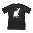 I Love My Egyptian Mau | Must Love Cats® White On Black Short Sleeve T-Shirt-Must Love Cats® T-Shirts-The Official Website of Jewelry Candles - Find Jewelry In Candles!