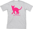 I Love My Abyssinian | Must Love Cats® Hot Pink On Heathered Grey Short Sleeve T-Shirt-Must Love Cats® T-Shirts-The Official Website of Jewelry Candles - Find Jewelry In Candles!