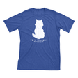 I Love My Norwegian Forest Cat | Must Love Cats® White On Heathered Royal Blue Short Sleeve T-Shirt-Must Love Cats® T-Shirts-The Official Website of Jewelry Candles - Find Jewelry In Candles!