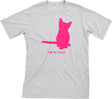 I Love My Korat | Must Love Cats® Hot Pink On Heathered Grey Short Sleeve T-Shirt-Must Love Cats® T-Shirts-The Official Website of Jewelry Candles - Find Jewelry In Candles!