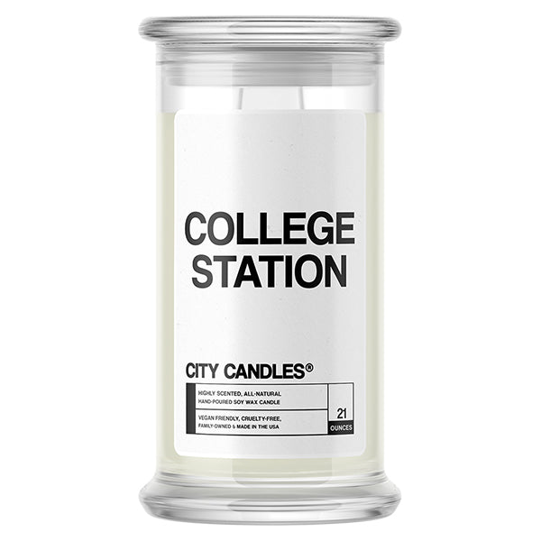 College Station City Candle