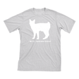 I Love My Japanese Bobtail | Must Love Cats® White On Heathered Grey Short Sleeve T-Shirt-Must Love Cats® T-Shirts-The Official Website of Jewelry Candles - Find Jewelry In Candles!