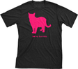 I Love My Burmilla | Must Love Cats® Hot Pink On Black Short Sleeve T-Shirt-Must Love Cats® T-Shirts-The Official Website of Jewelry Candles - Find Jewelry In Candles!