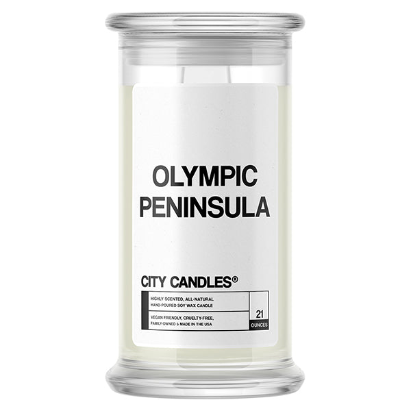 Olympic Peninsula City Candle