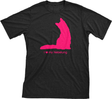 I Love My Nebelung | Must Love Cats® Hot Pink On Black Short Sleeve T-Shirt-Must Love Cats® T-Shirts-The Official Website of Jewelry Candles - Find Jewelry In Candles!