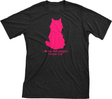 I Love My Norwegian Forest Cat | Must Love Cats® Hot Pink On Black Short Sleeve T-Shirt-Must Love Cats® T-Shirts-The Official Website of Jewelry Candles - Find Jewelry In Candles!