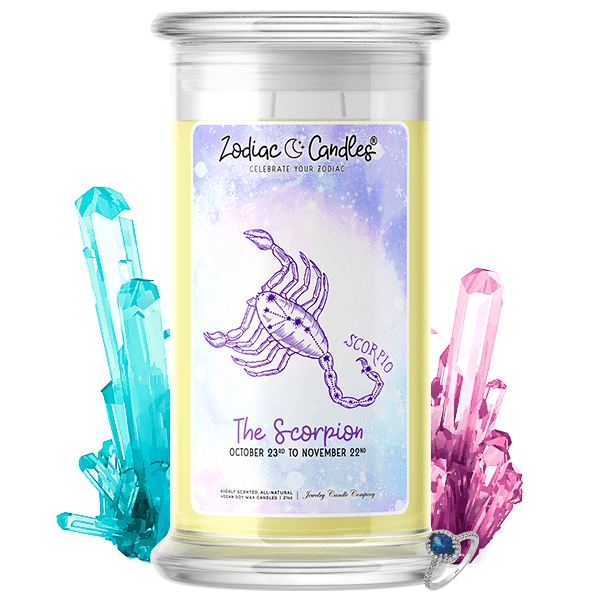 Scorpio | Zodiac Candle®-Zodiac Candles®-The Official Website of Jewelry Candles - Find Jewelry In Candles!