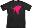 I Love My Savannah | Must Love Cats® Hot Pink On Black Short Sleeve T-Shirt-Must Love Cats® T-Shirts-The Official Website of Jewelry Candles - Find Jewelry In Candles!