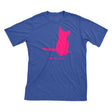 I Love My Korat | Must Love Cats® Hot Pink On Heathered Royal Blue Short Sleeve T-Shirt-Must Love Cats® T-Shirts-The Official Website of Jewelry Candles - Find Jewelry In Candles!