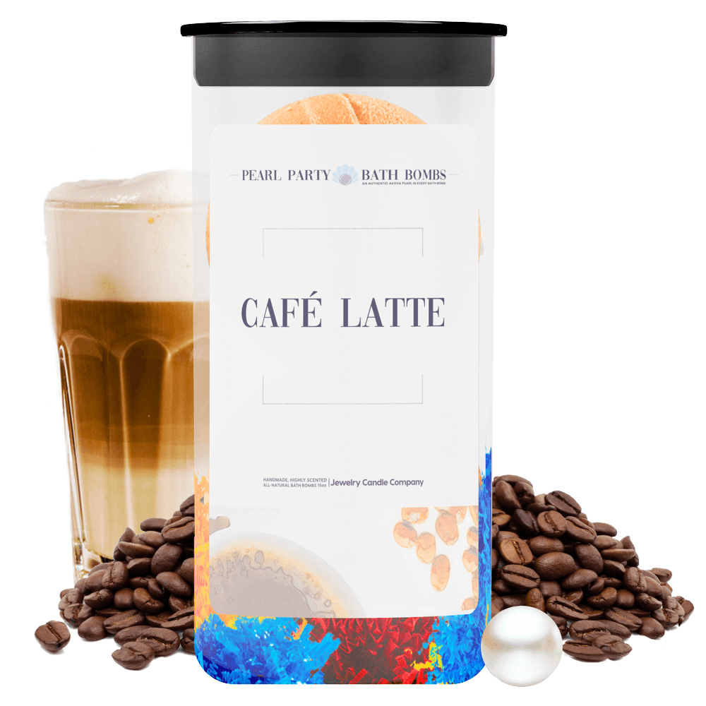 Café Latte Pearl Party Bath Bombs Twin Pack